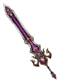 Silver Heart Magic Sword