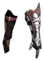 Silver Heart Light Wizard Gloves