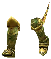Crusader Brass Boots