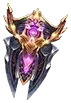 Silver Heart Shield