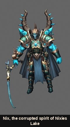 Nix, the boss of the Nixies Lake boss zone