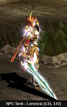 NPC Sent, the Guardian Knight who runs the 4th class change quest