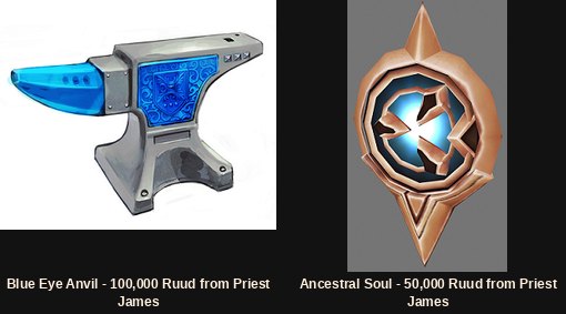 The Blue Eye Anvil and the Ancestral Soul, the two new mastery materials