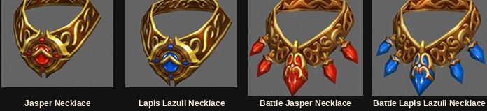 The four Excellent socket necklaces