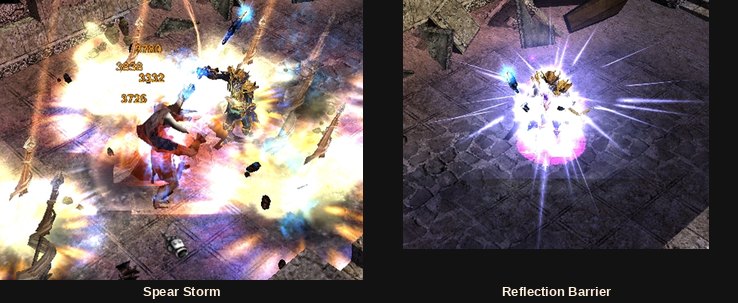 Spear Storm and Reflection Barrier