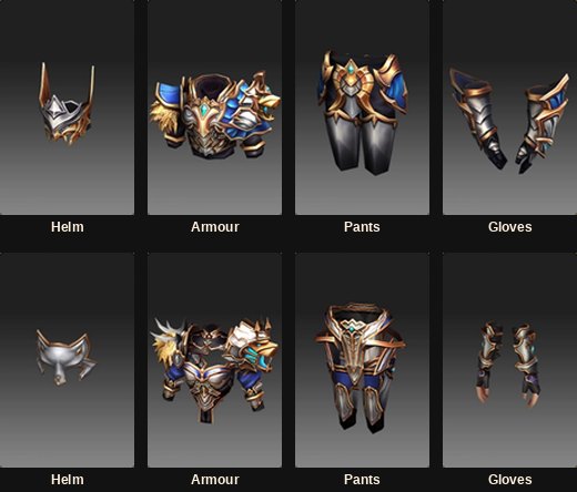 Roaring Manticore mastery armour for both new classes