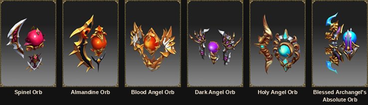 The first six orbs for Lemuria