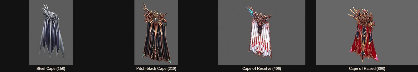 The Illusion Knight's four capes