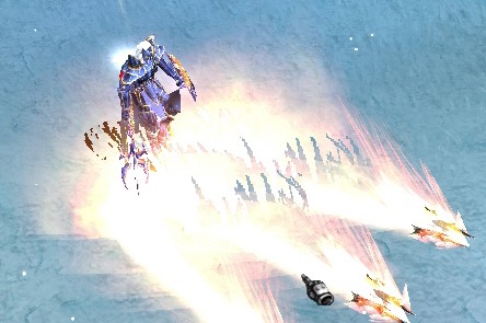 The Dark Lord's Fire Scream skill in Mu Online Season 2