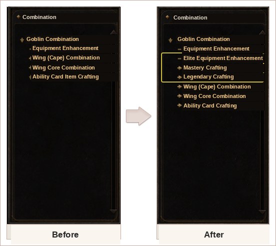 The rebuilt Chaos Machine combination menu in Mu Online Season 20