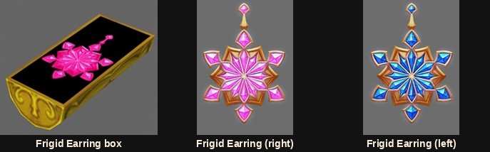 The Frigid Earring, the 8th mastery earring in Mu Online Season 20