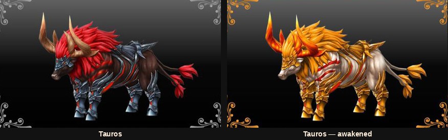 Tauros, the 7th Guardian mount in Mu Online Season 20