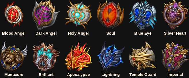 The twelve Mage Shields added for the Mage class in Mu Online Season 21