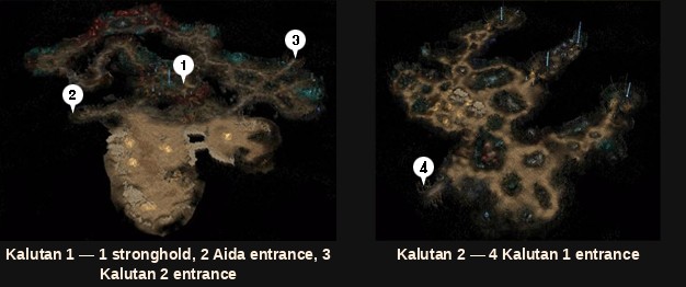 The Kalutan 1 and Kalutan 2 maps added in Mu Online Season 6