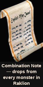 The combination note used to craft Season 7 socket weapons