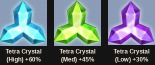 The three Tetra Crystal grades that raise seed sphere combination success